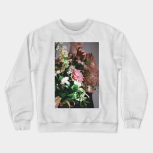 flowers to my lovely mom Crewneck Sweatshirt